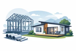 Casas prefabricadas con acero galvanizado