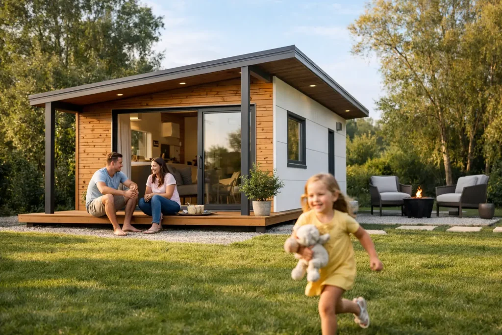 Casas prefabricadas para familias pequeñas
